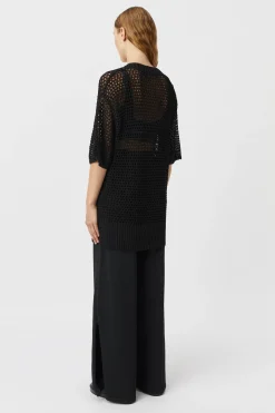 Camilla and Marc Dela Oversized T-Shirt - Black