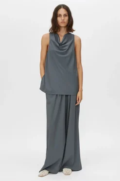 Camilla and Marc Essence Top - Steel