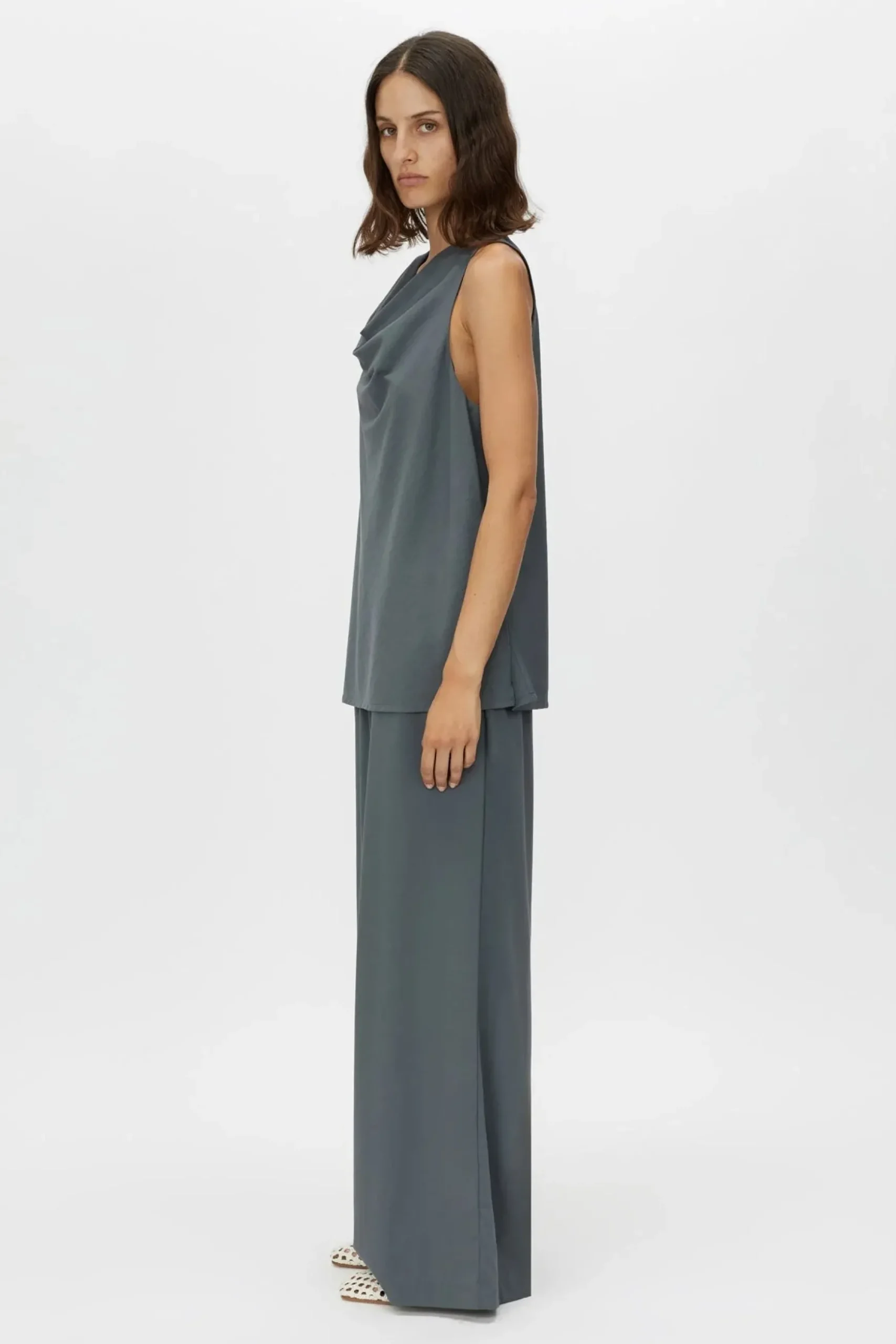 Camilla and Marc Essence Top - Steel