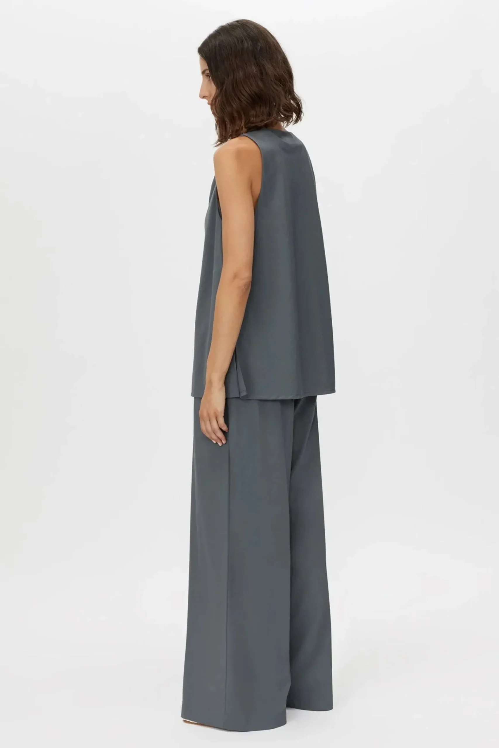 Camilla and Marc Essence Top - Steel