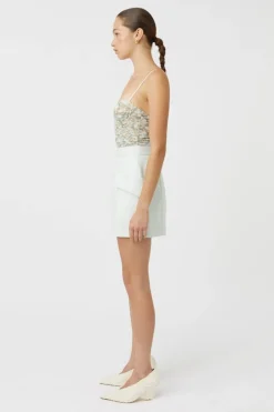Camilla and Marc Majorelle Floral Print Bodysuit - Green Floral Print