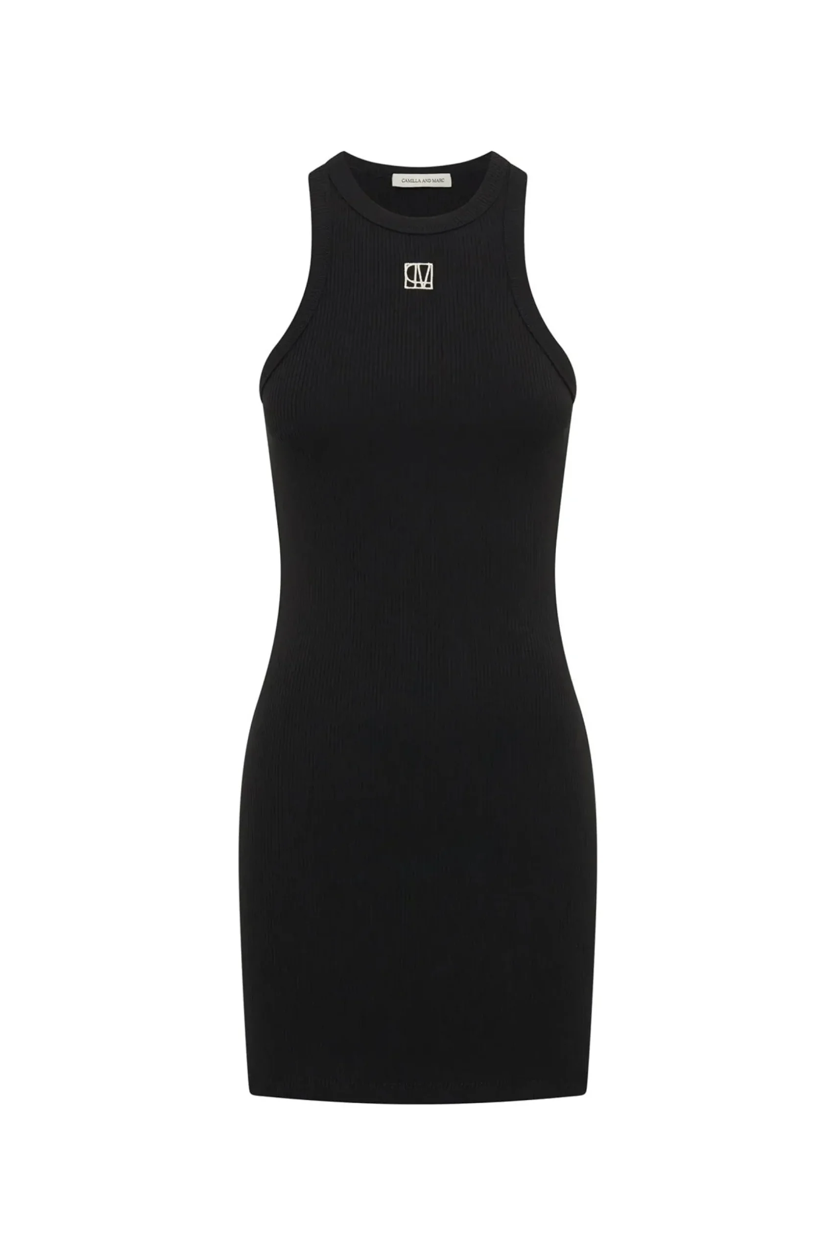 CAMILLA AND MARC Nora Rib Mini Dress - Black