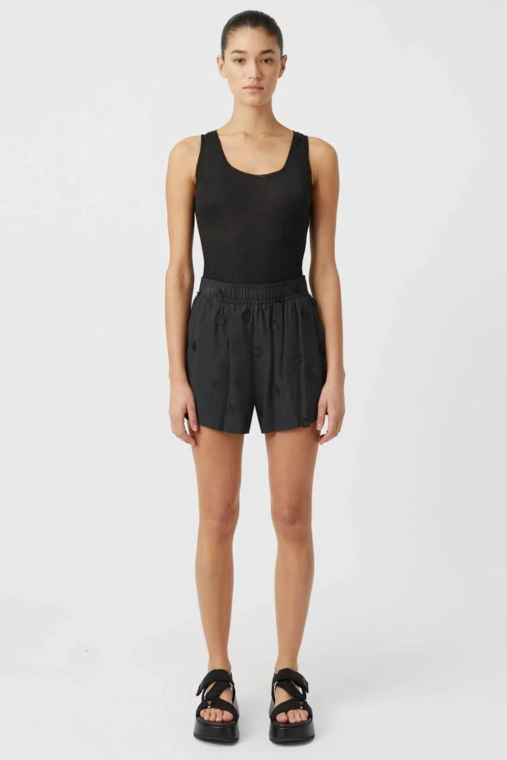Camilla and Marc Ottilie Short - Black