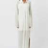 Camilla and Marc Pia Sheer Texture Dress - Cream | LW
