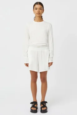 Camilla and Marc Simone Long Sleeve Top - Soft White