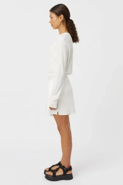 Camilla and Marc Simone Long Sleeve Top - Soft White