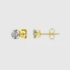 Castel & Co Harper Studs - Diamante/Gold