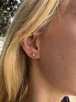 Castel & Co Harper Studs - Diamante/Gold