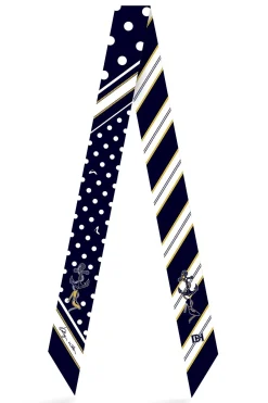Dark Hampton X Kathryn Wilson Amalfi Silk Twillies - Deep Navy/Cream