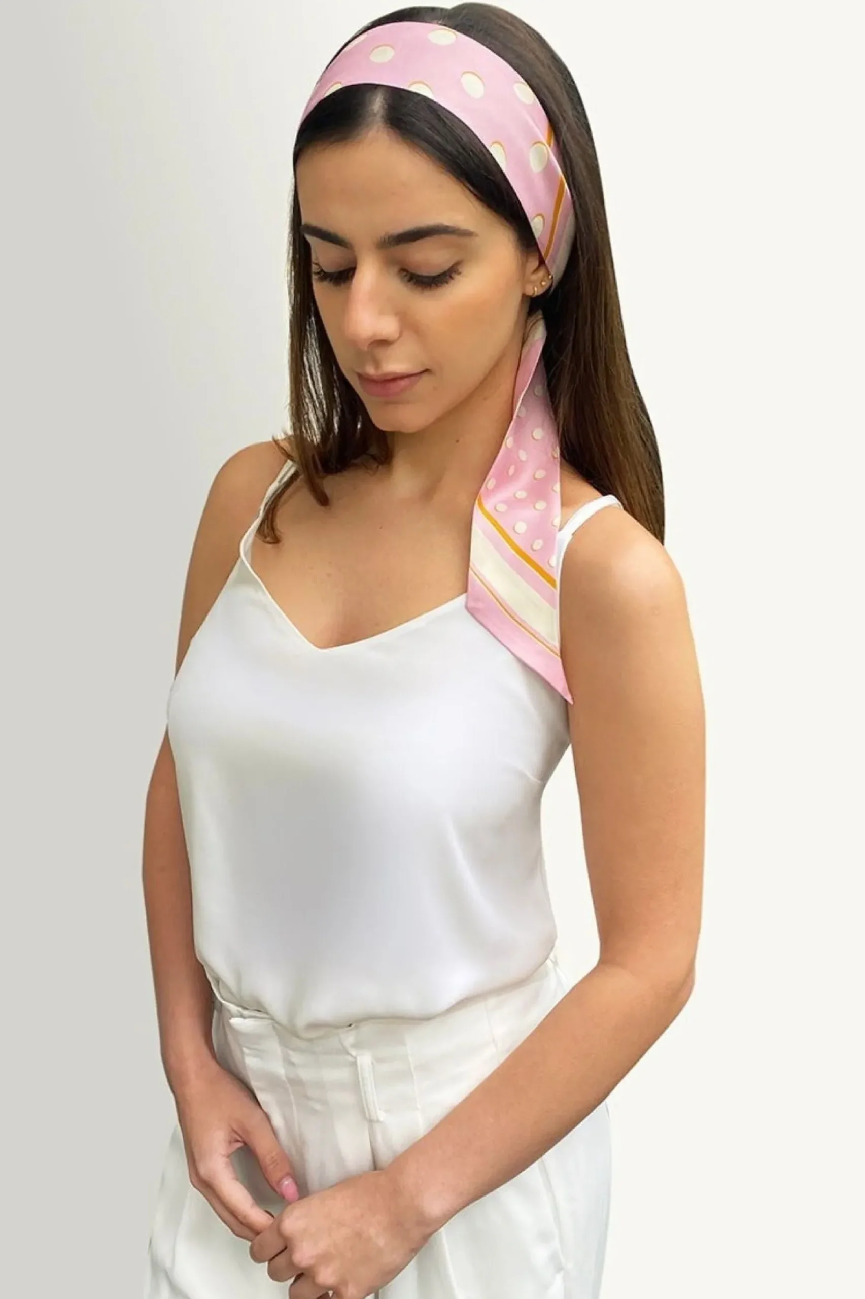 Dark Hampton X Kathryn Wilson Amalfi Silk Twillies - Pink/Orange