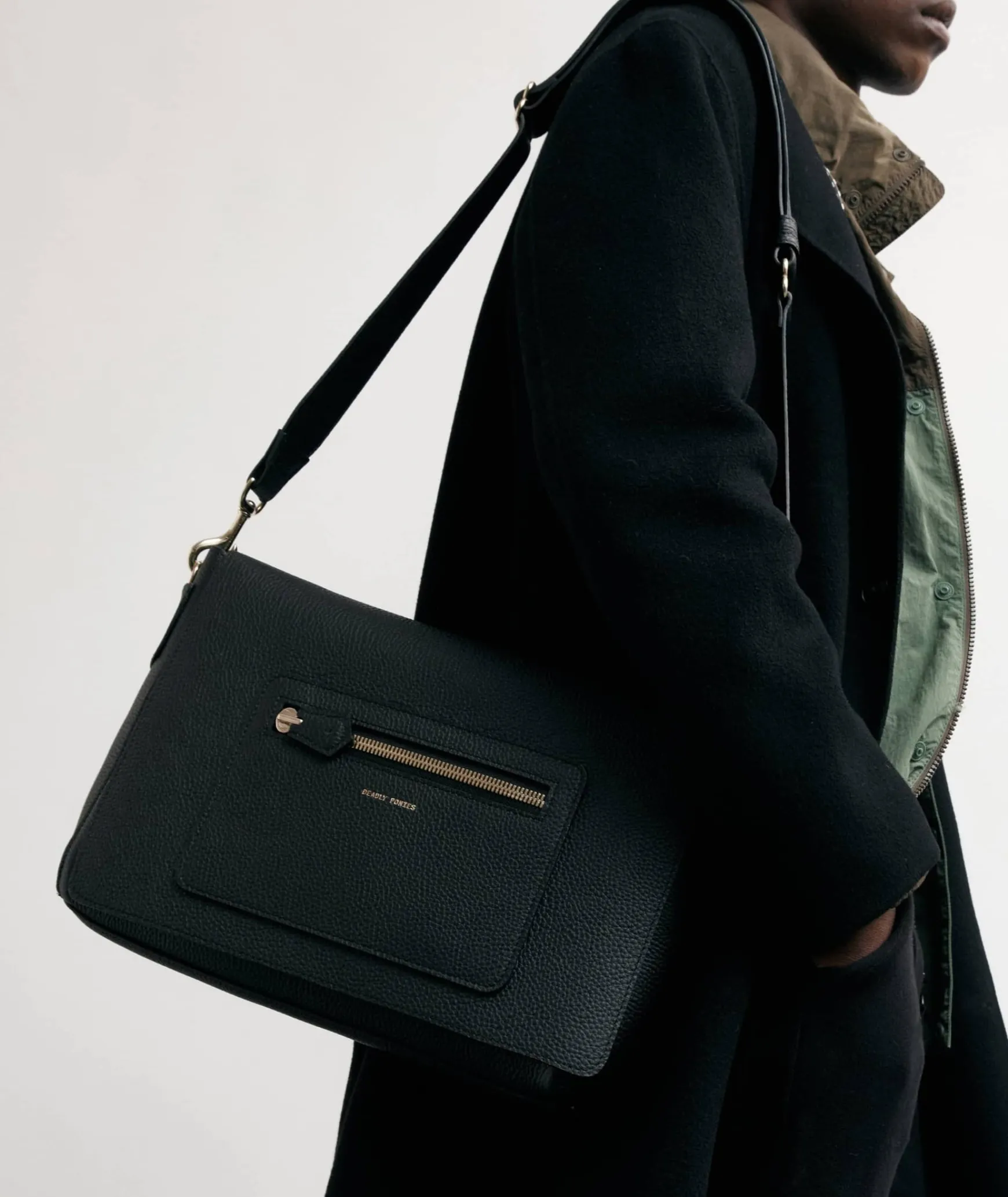 Deadly Ponies Comet Satchel - Black
