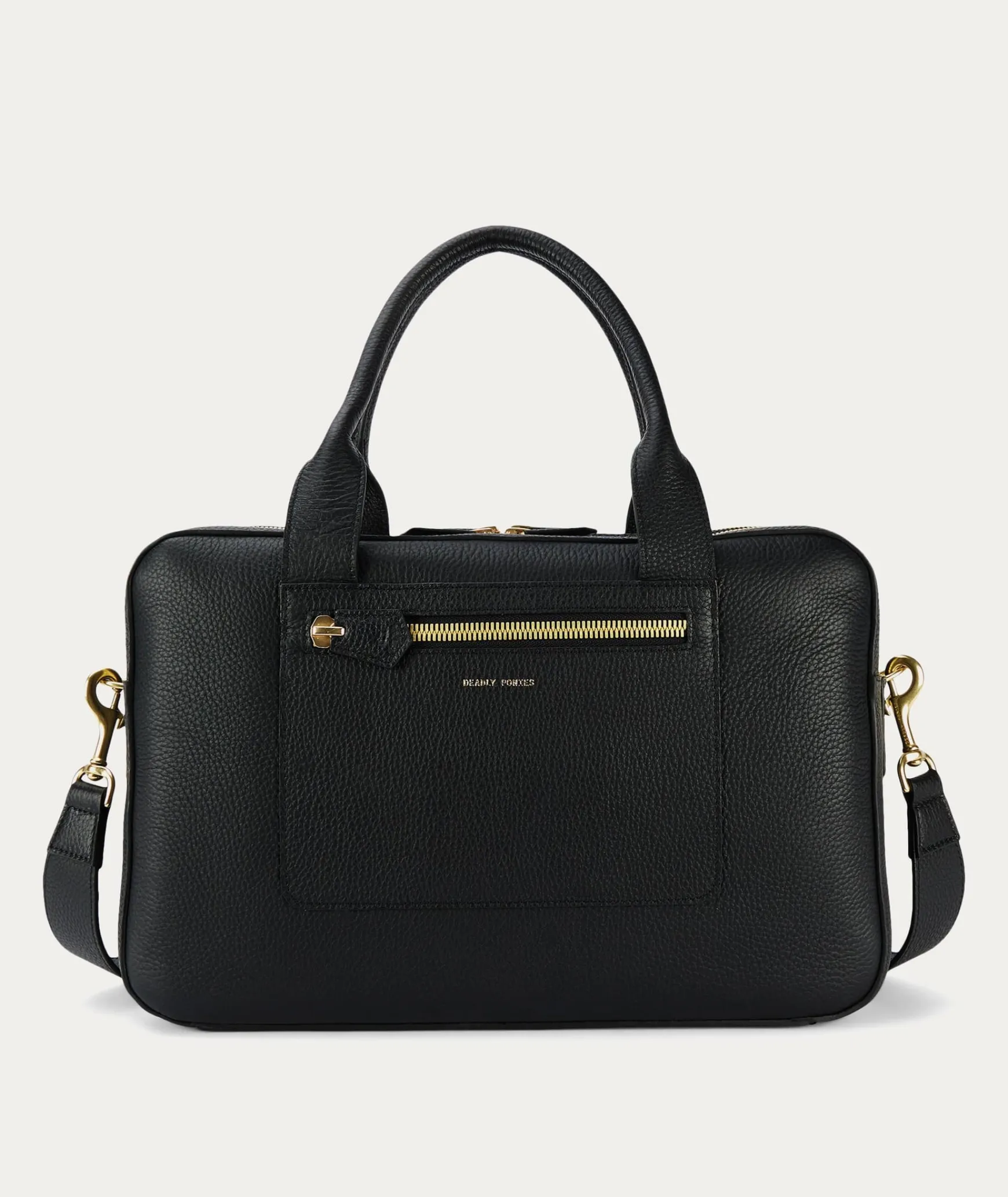 Deadly Ponies Dual Zorro Briefcase - Black