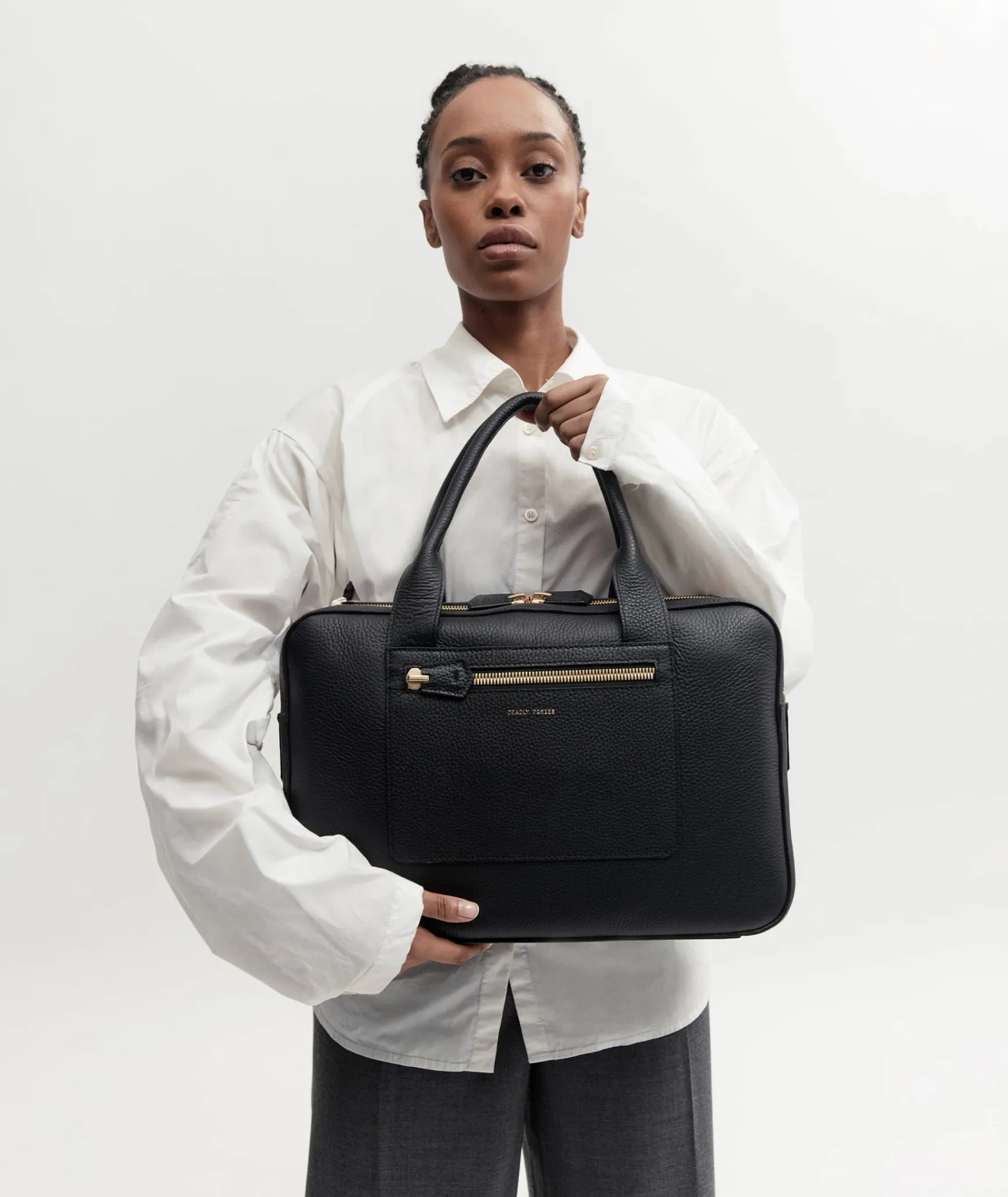 Deadly Ponies Dual Zorro Briefcase - Black