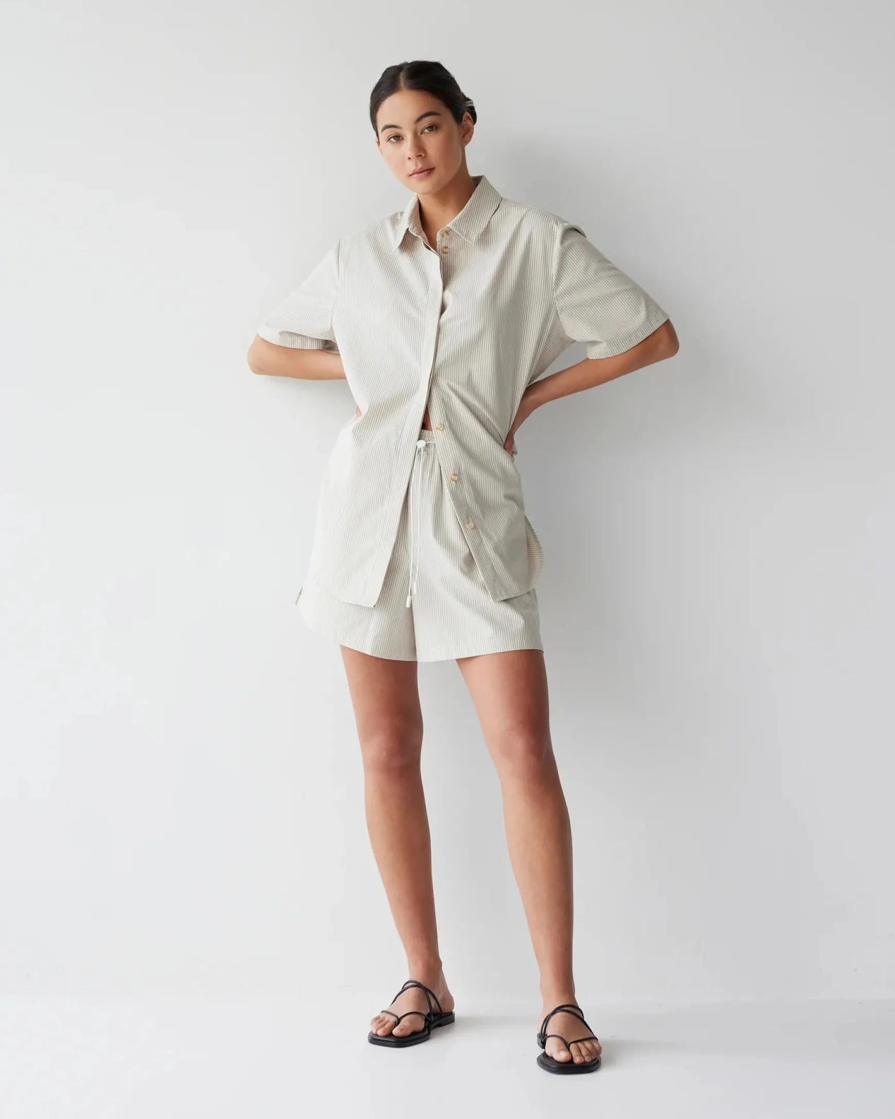 Dear Dylan Chai Stripe Shirt