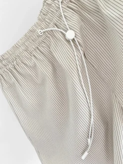 Dear Dylan Chai Stripe Toggle Short