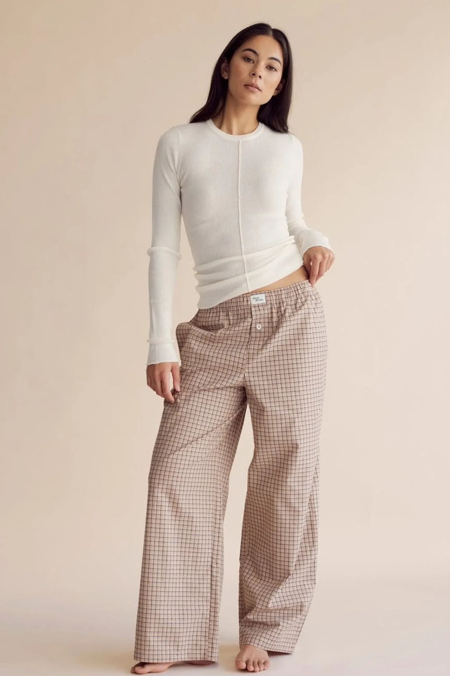 Dear Dylan Merino Long Sleeve Knit - Ivory