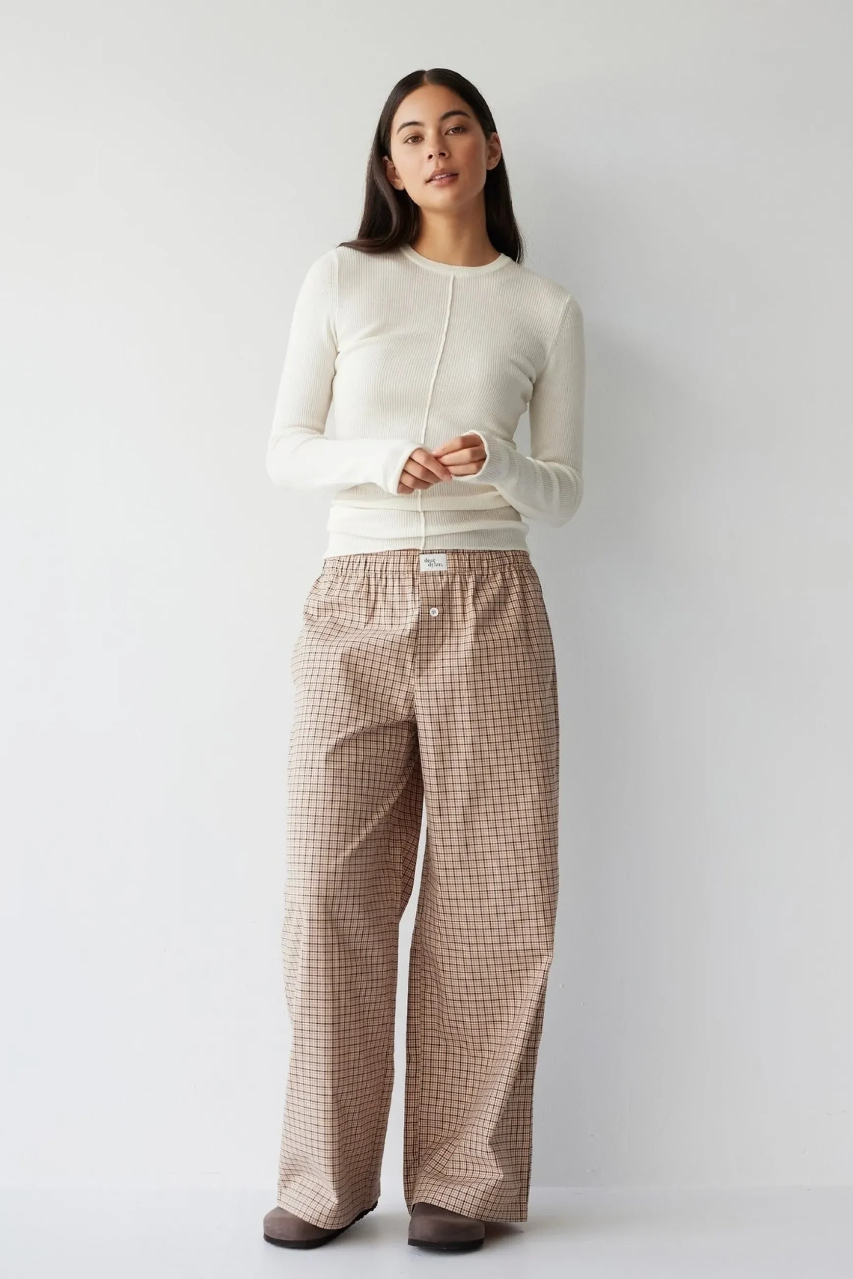 Dear Dylan Merino Long Sleeve Knit - Ivory