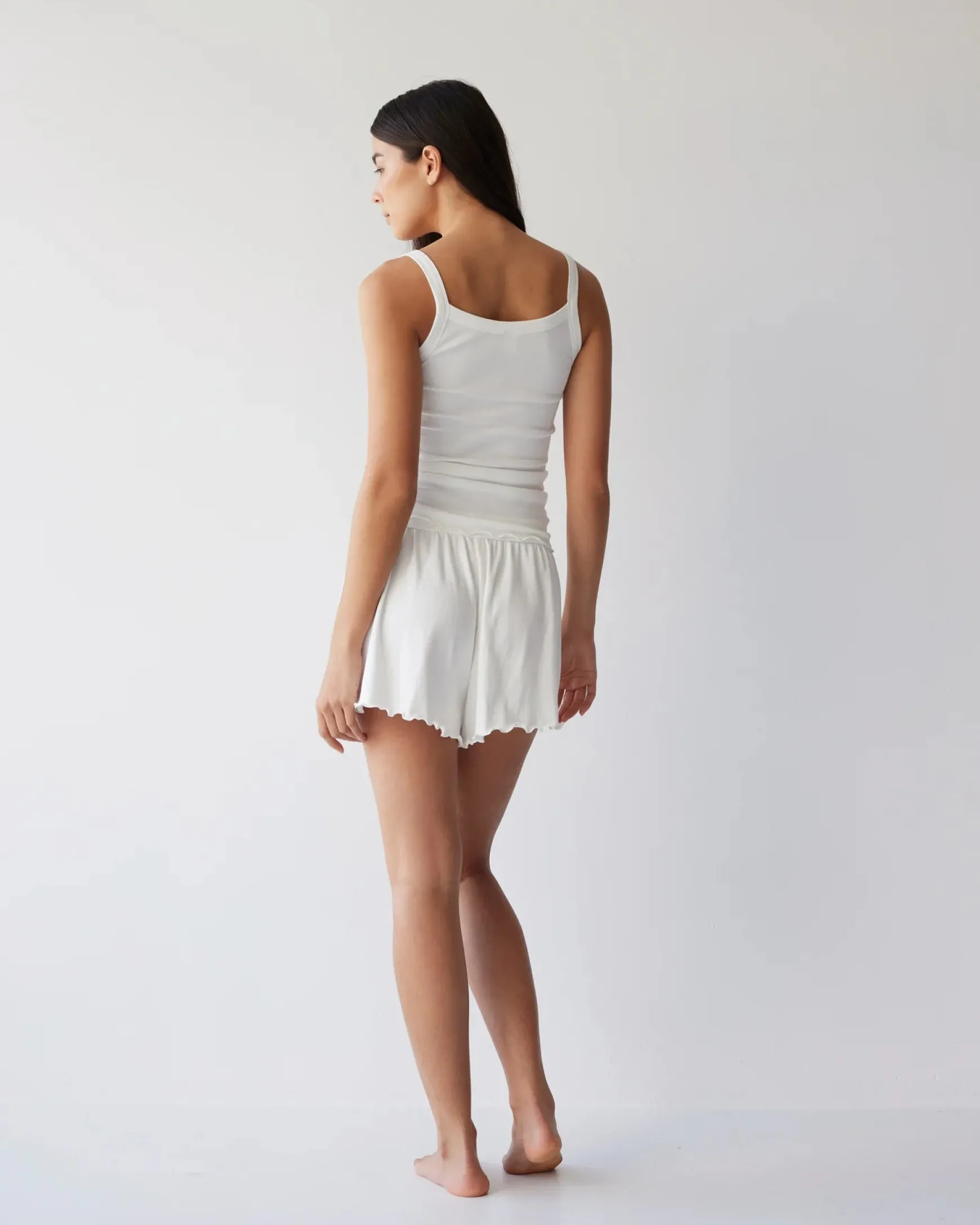 Dear Dylan Organic Babylock Boxer Short - Blanc