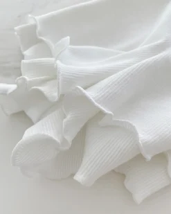 Dear Dylan Organic Babylock Boxer Short - Blanc