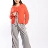 Drama The Label Cozy Cardi - Fire Red