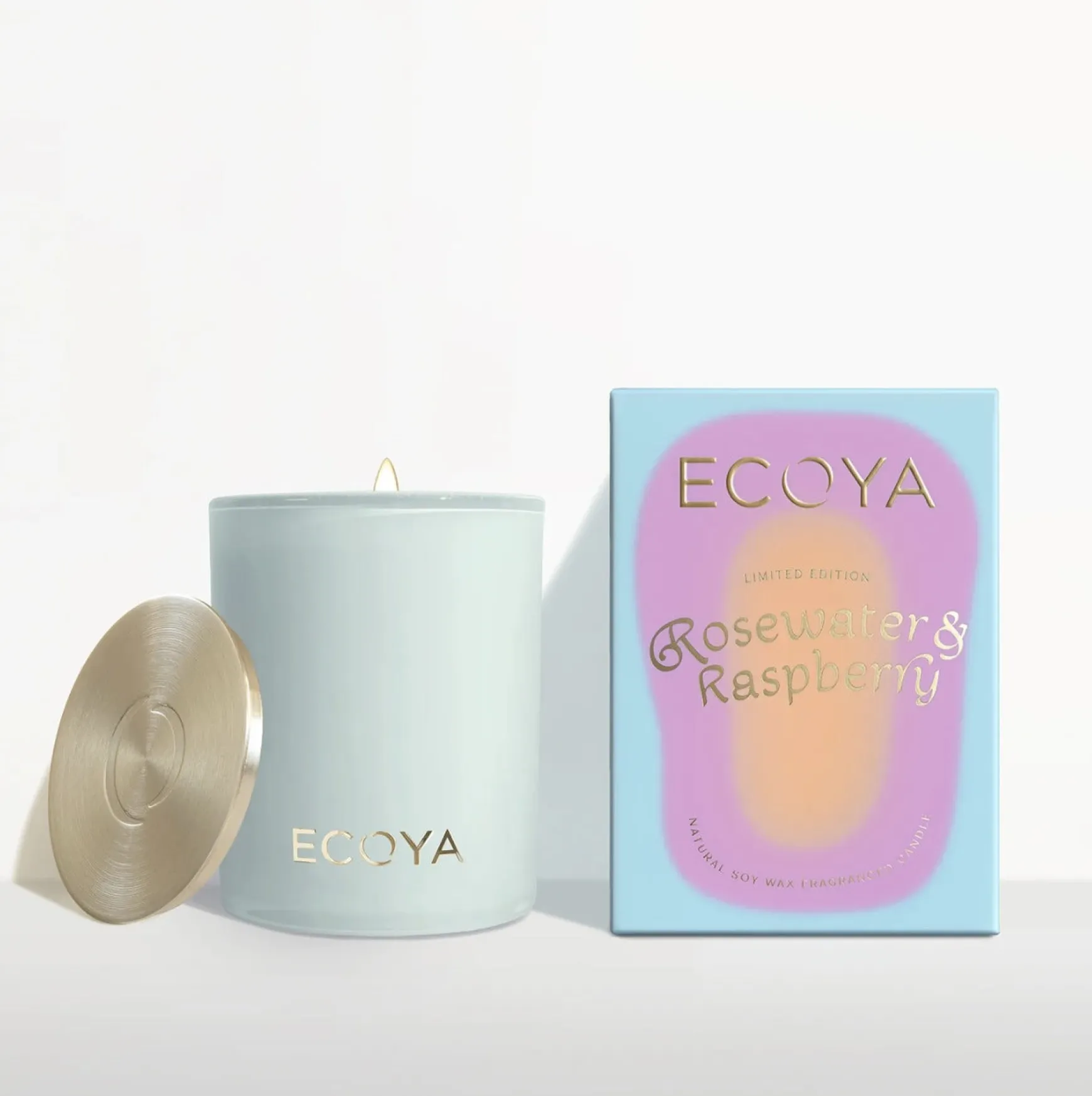 Ecoya Madison Candle - Rosewater and Raspberry
