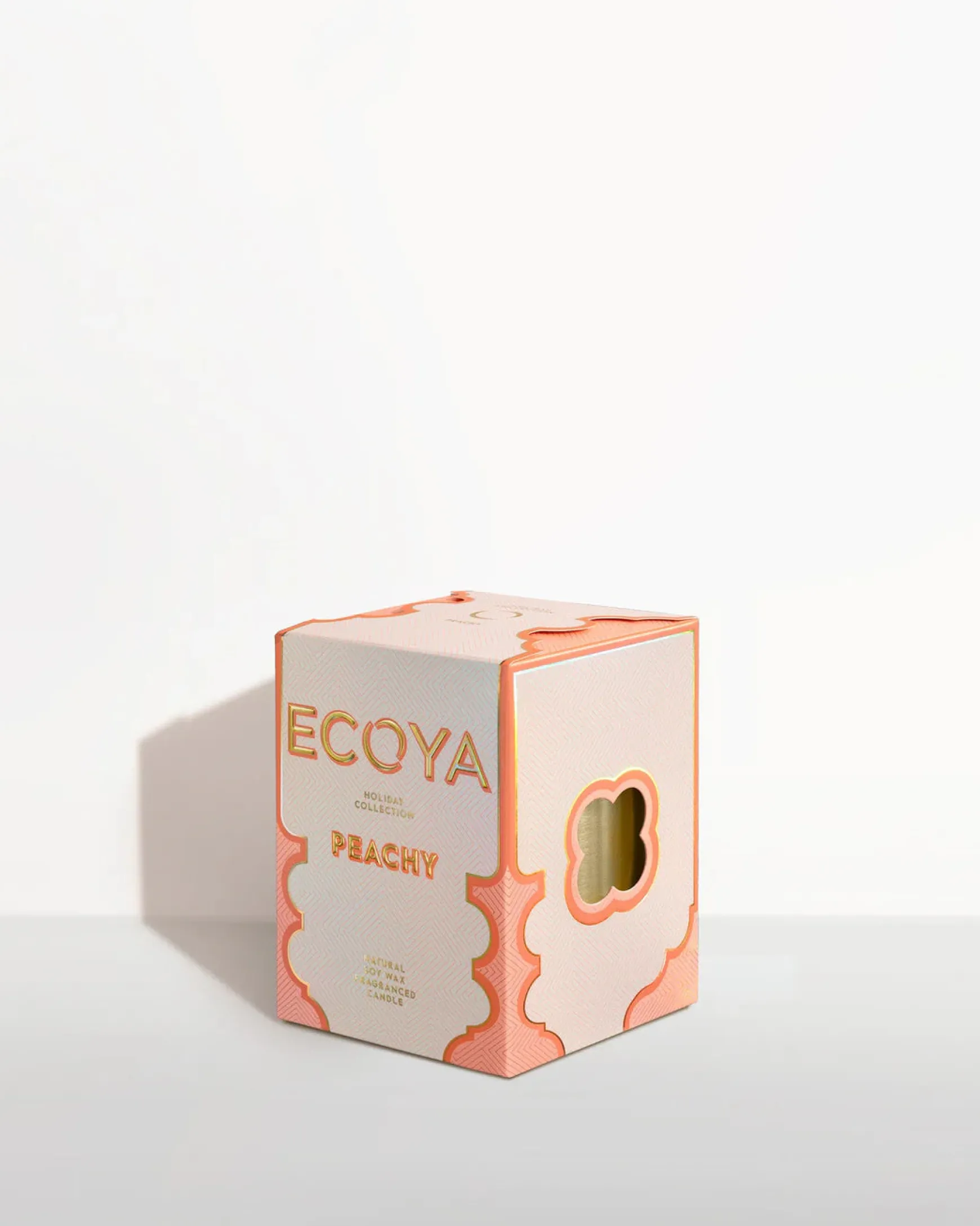 Ecoya Peachy Goldie Candle - Holiday Collection