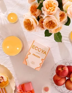 Ecoya Peachy Goldie Candle - Holiday Collection