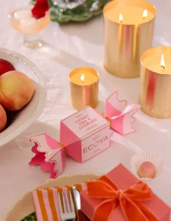Ecoya Sweet Pea & Jasmine Tin Candle Bon Bon - Holiday Collection