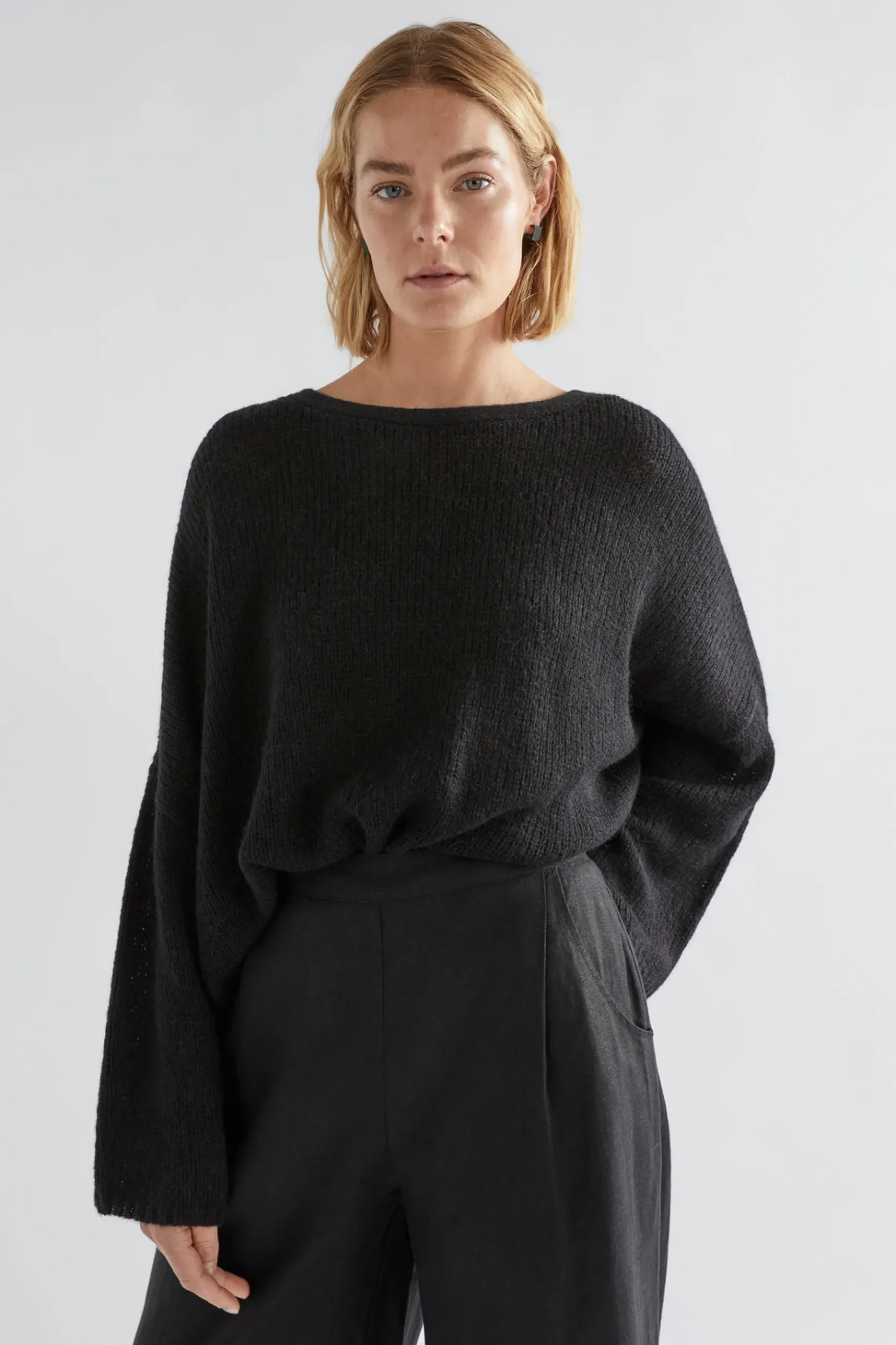 Elk Agna Sweater - Black