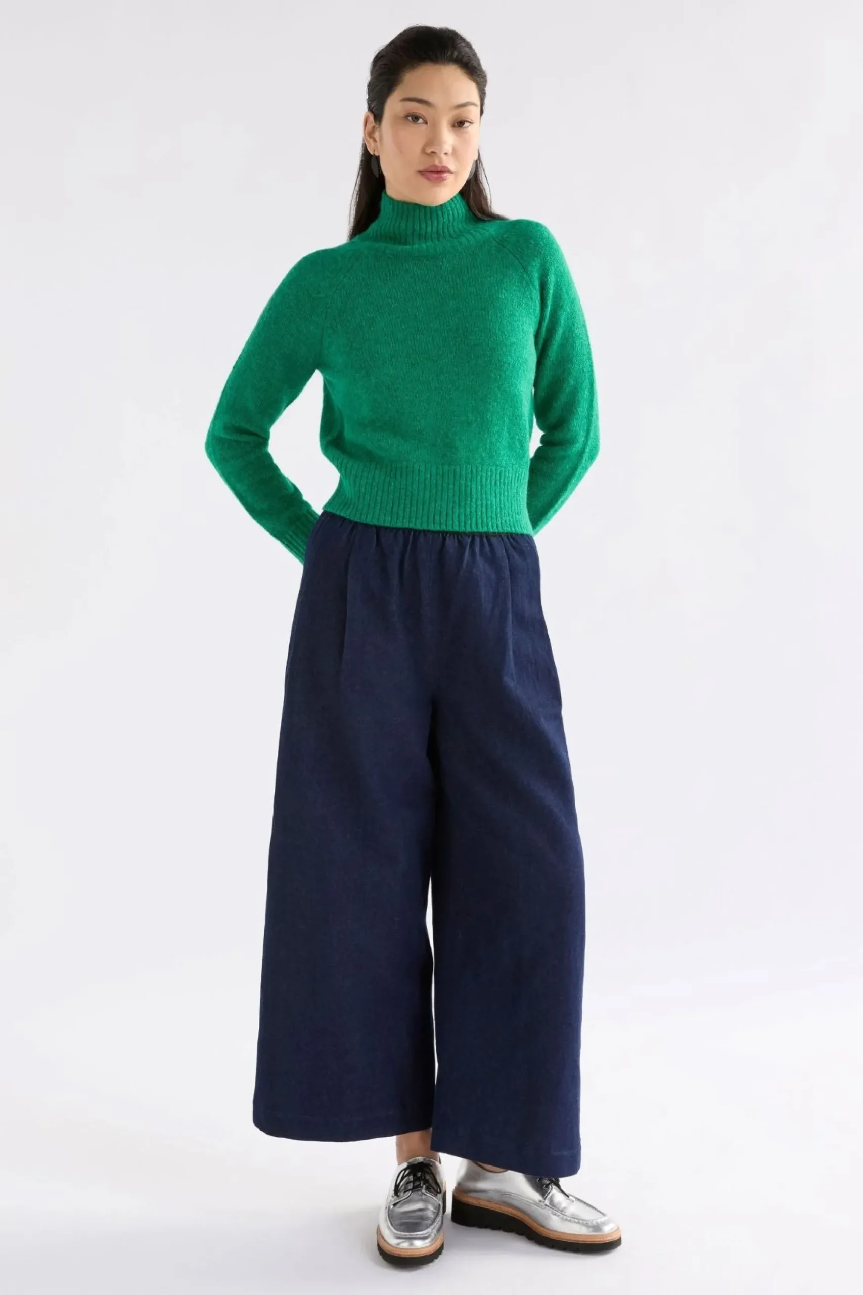 Elk Enka Sweater - Milan Green