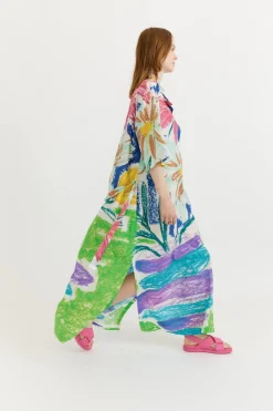 Gary Bigeni Dantas Tunic Dress - Placement Print