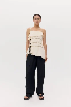 Harris Tapper Bader Top - Ivory Silk