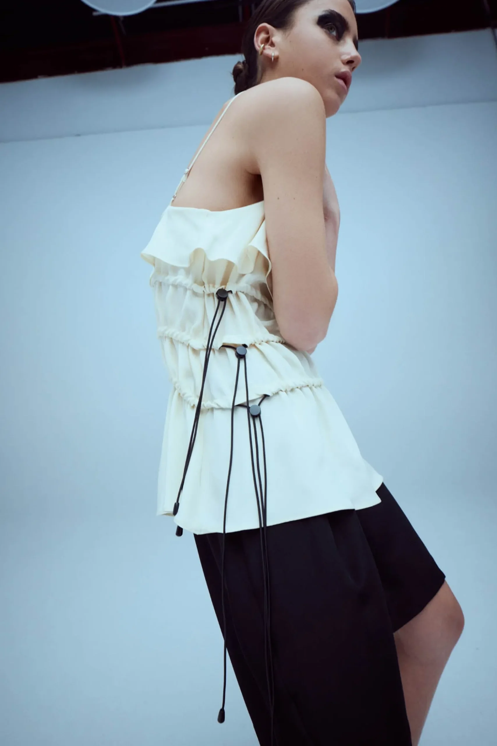 Harris Tapper Bader Top - Ivory Silk