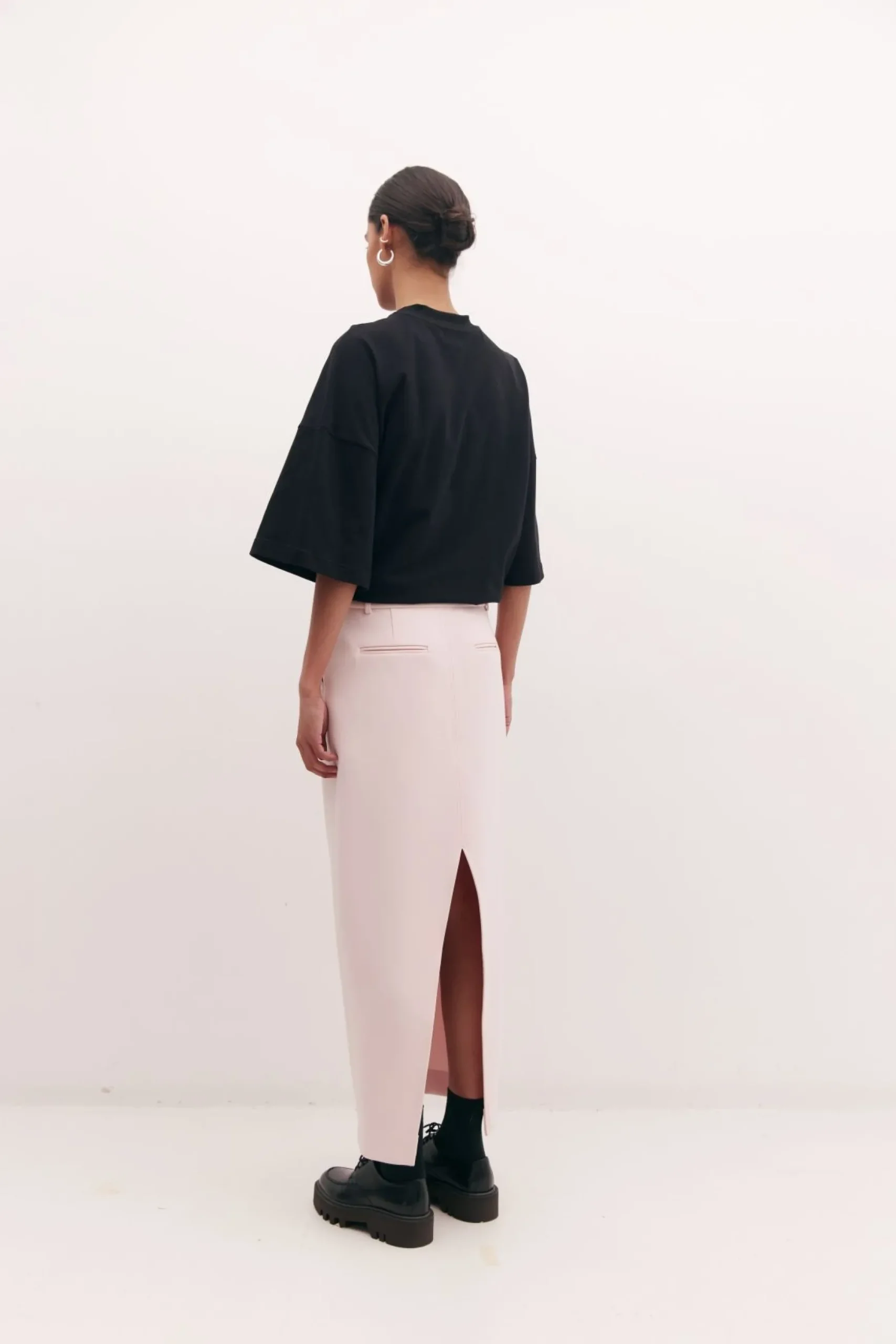 Harris Tapper Long Jas Skirt - Powder