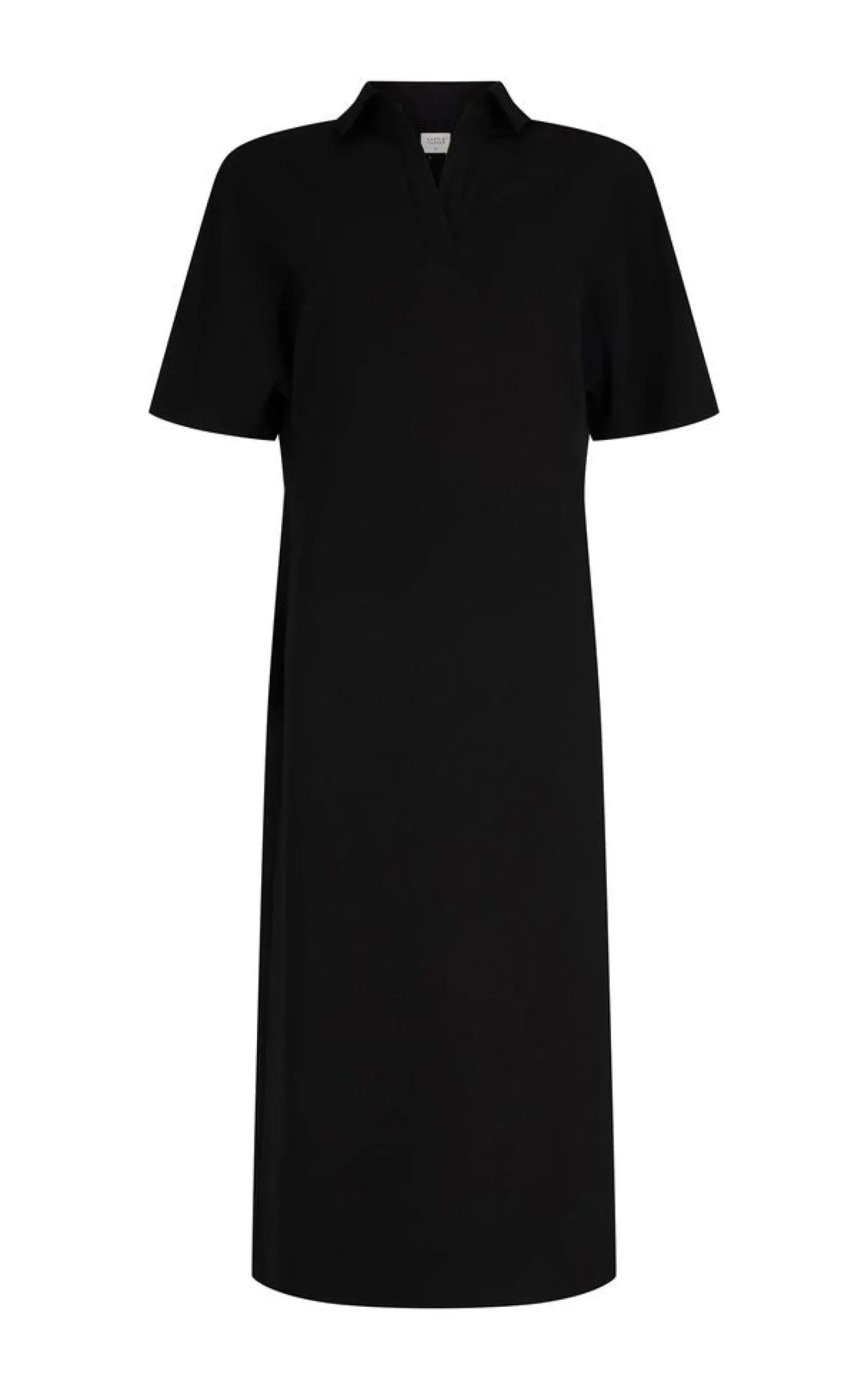 Harris Tapper Long Polo Dress - Black