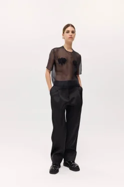 Harris Tapper Ophelia Tee - Black Organza