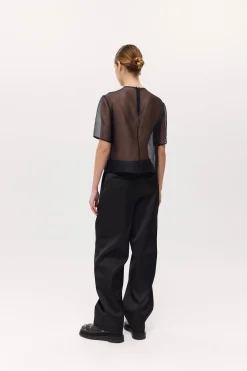 Harris Tapper Ophelia Tee - Black Organza