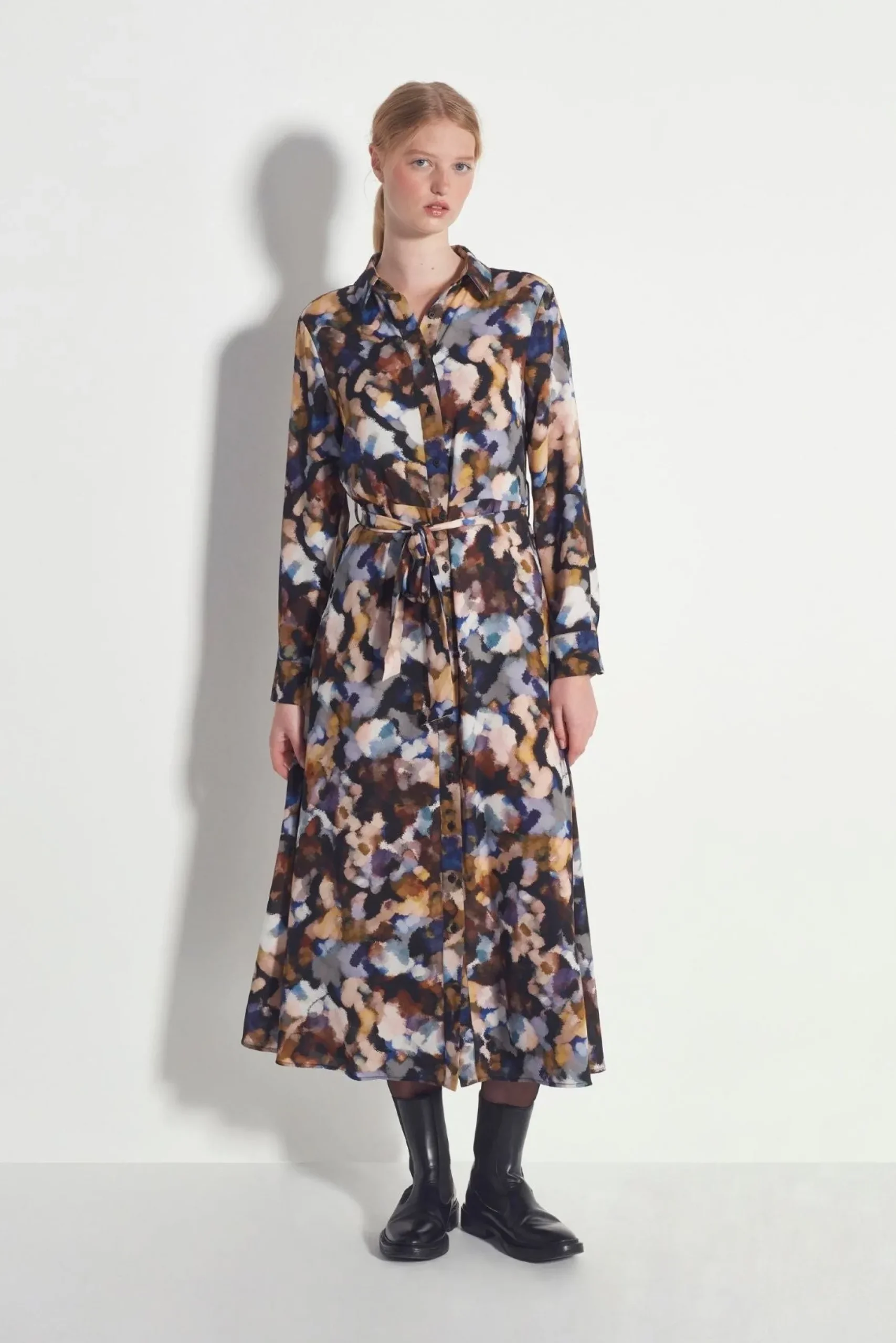 Juliette Hogan Liz Dress - Amber Dapple