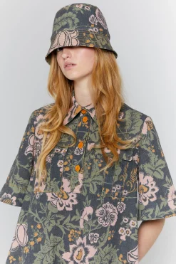 Karen Walker Journey Shirt Dress - Black Multi