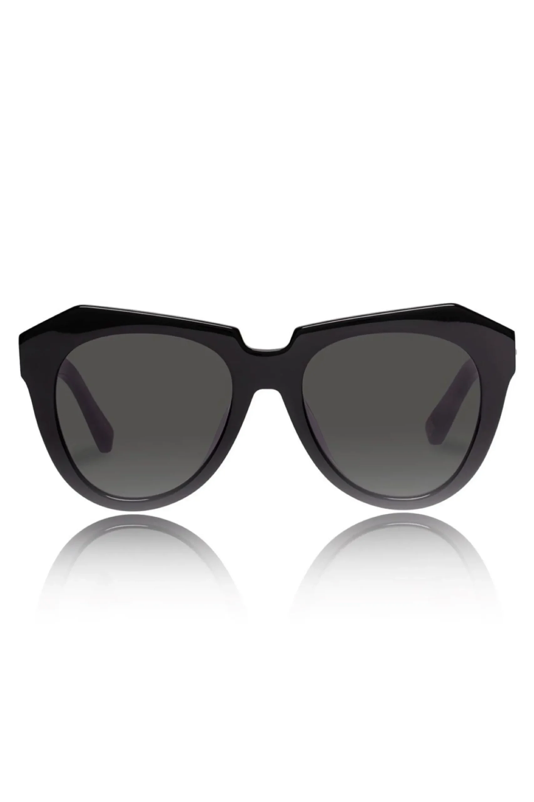 Karen Walker Number One Sunglasses - Black