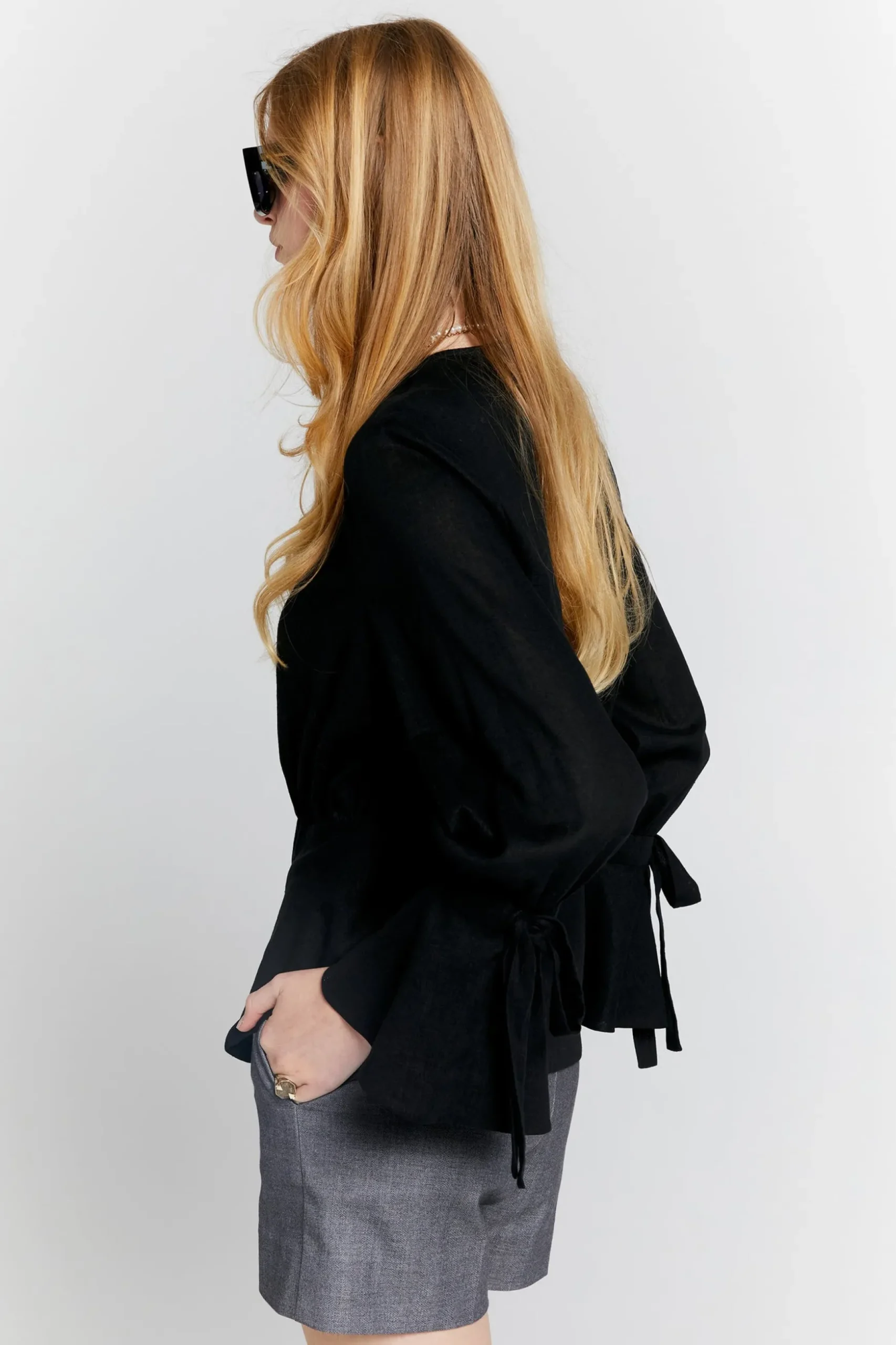 Karen Walker Quest Shirt - Black
