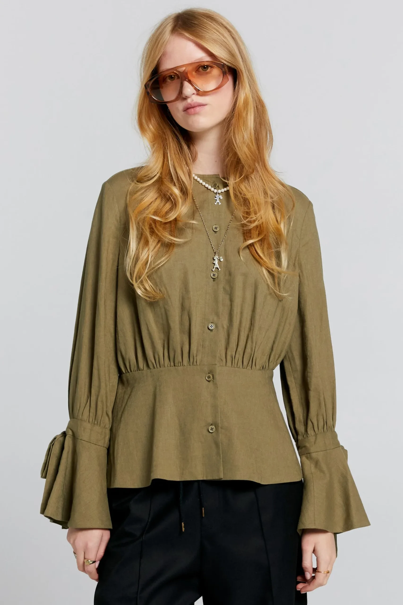 Karen Walker Quest Shirt - Black