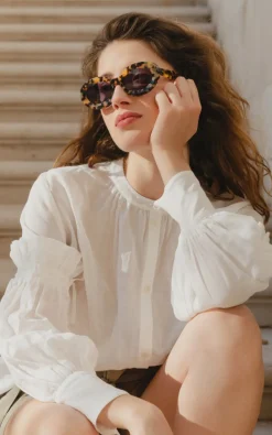 Karen Walker Rapture Sunglasses - Crazy Tort