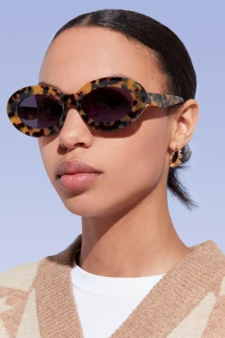 Karen Walker Rapture Sunglasses - Crazy Tort