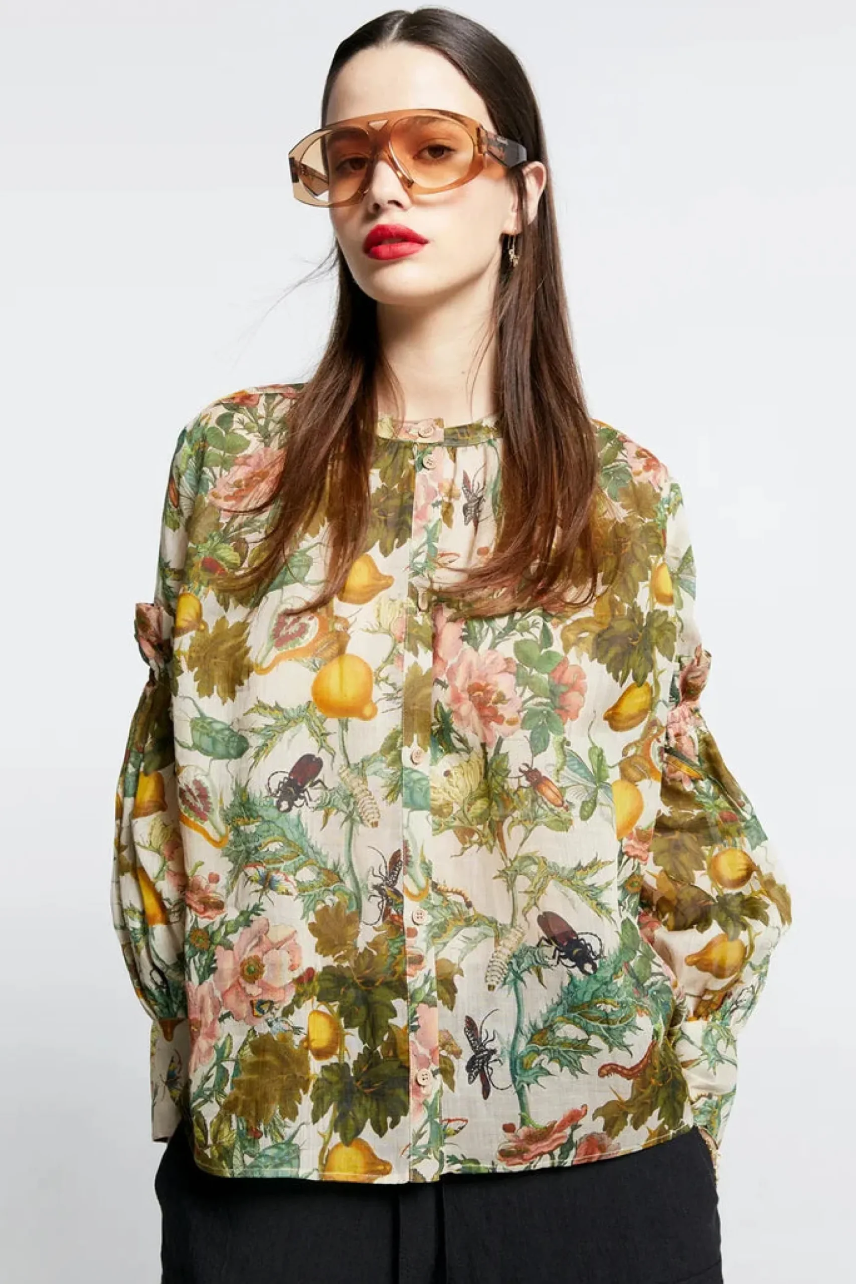 Karen Walker Realm Shirt - Macadamia