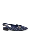 Kathryn Wilson Chelsea Slingback - Denim Leopard