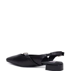 Kathryn Wilson Chelsea Slingback - Black Calf