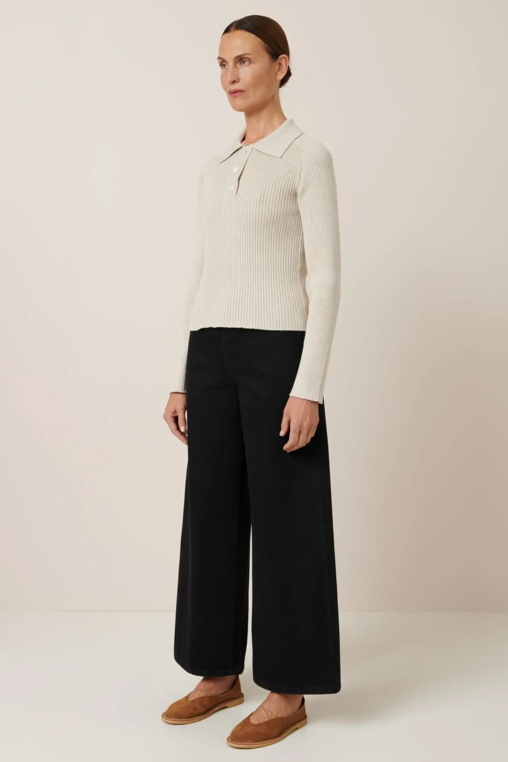 Kowtow Ridge Top - Oat Melange