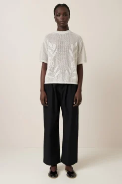 Kowtow Rosa Tee - Oat Melange Arriving 17 March