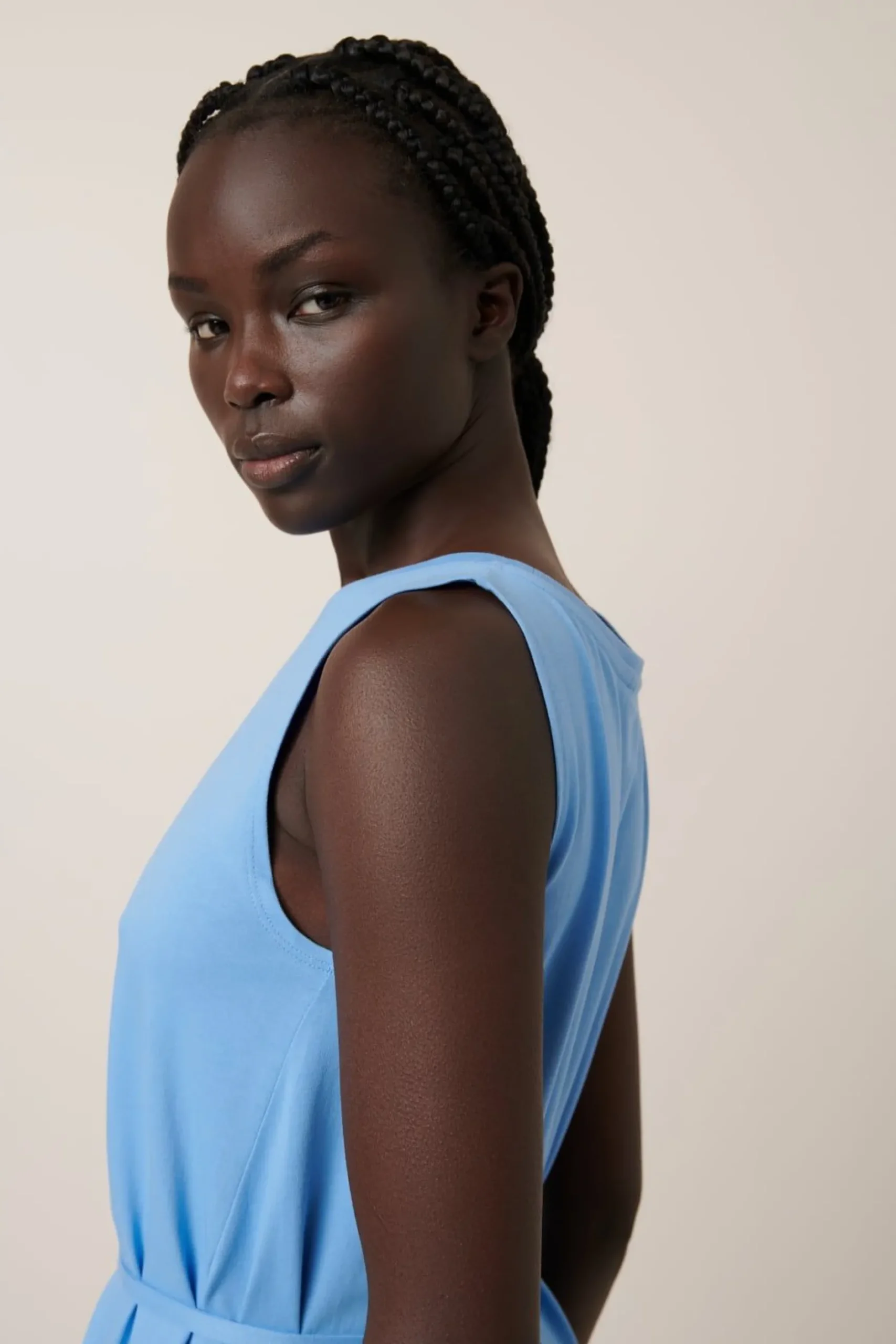 Kowtow Tank Swing Dress - Skyline